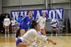 Volleyball vs Babson  Wheaton Women's Volleyball vs Babson College. - Photo by Keith Nordstrom : Wheaton, Volleyball, VB